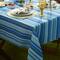 DII® Blue Ocean Stripe Print Outdoor Tablecloth with Zipper, 60x120